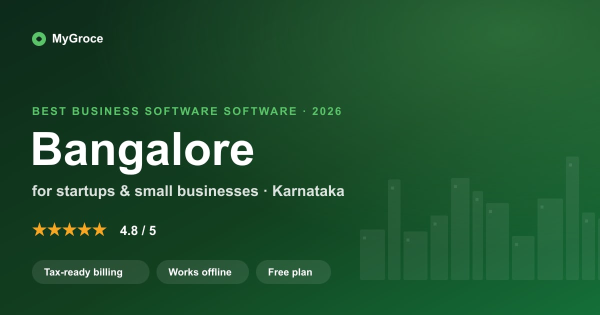 MyGroce All-in-One Business Software for businesses in Bangalore, Karnataka — 2026