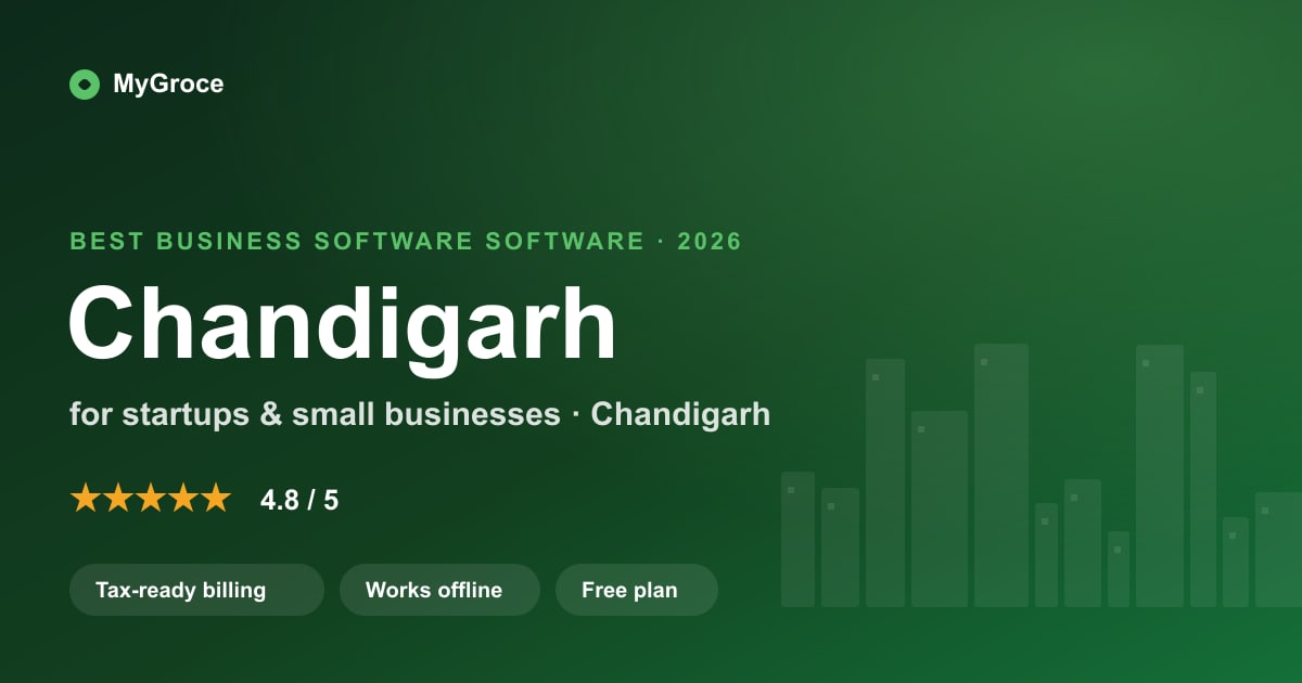 MyGroce All-in-One Business Software for businesses in Chandigarh — 2026
