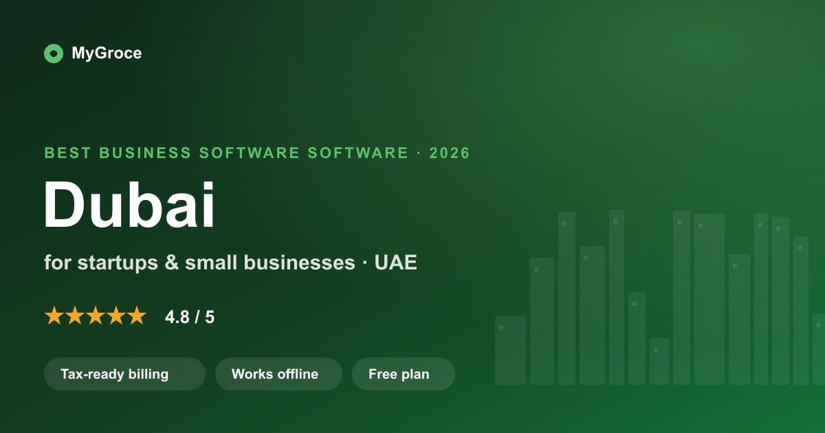 MyGroce All-in-One Business Software for businesses in Dubai — 2026
