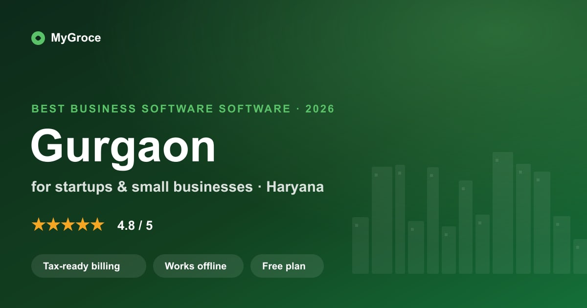 MyGroce All-in-One Business Software for businesses in Gurgaon, Haryana — 2026