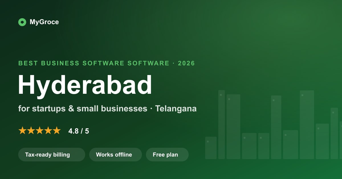 MyGroce All-in-One Business Software for businesses in Hyderabad, Telangana — 2026