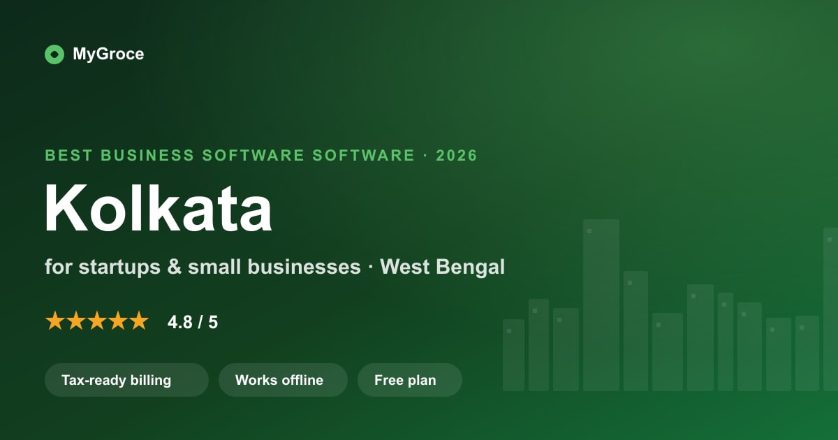 MyGroce All-in-One Business Software for businesses in Kolkata, West Bengal — 2026