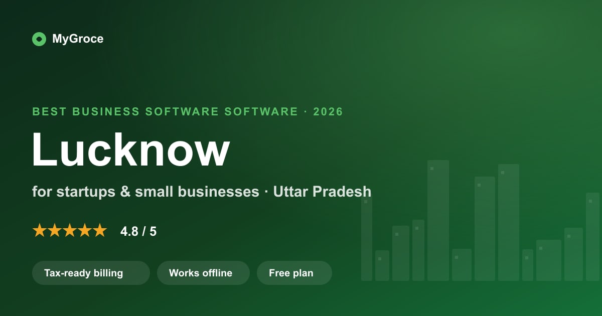 MyGroce All-in-One Business Software for businesses in Lucknow, Uttar Pradesh — 2026
