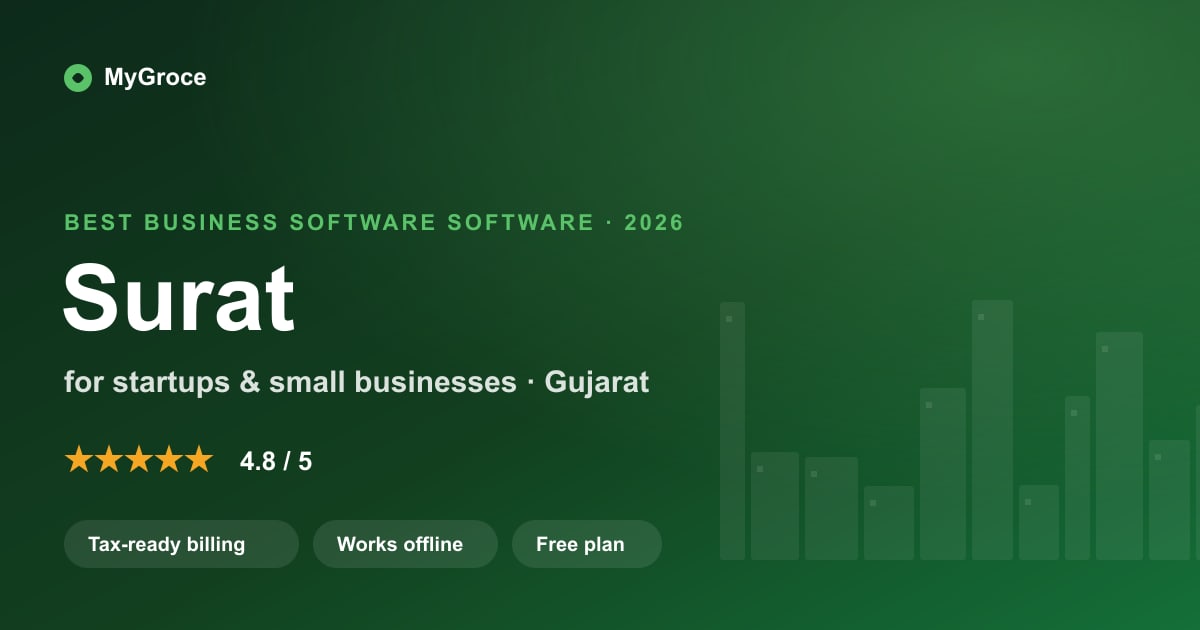 MyGroce All-in-One Business Software for businesses in Surat, Gujarat — 2026