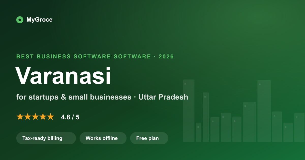MyGroce All-in-One Business Software for businesses in Varanasi, Uttar Pradesh — 2026