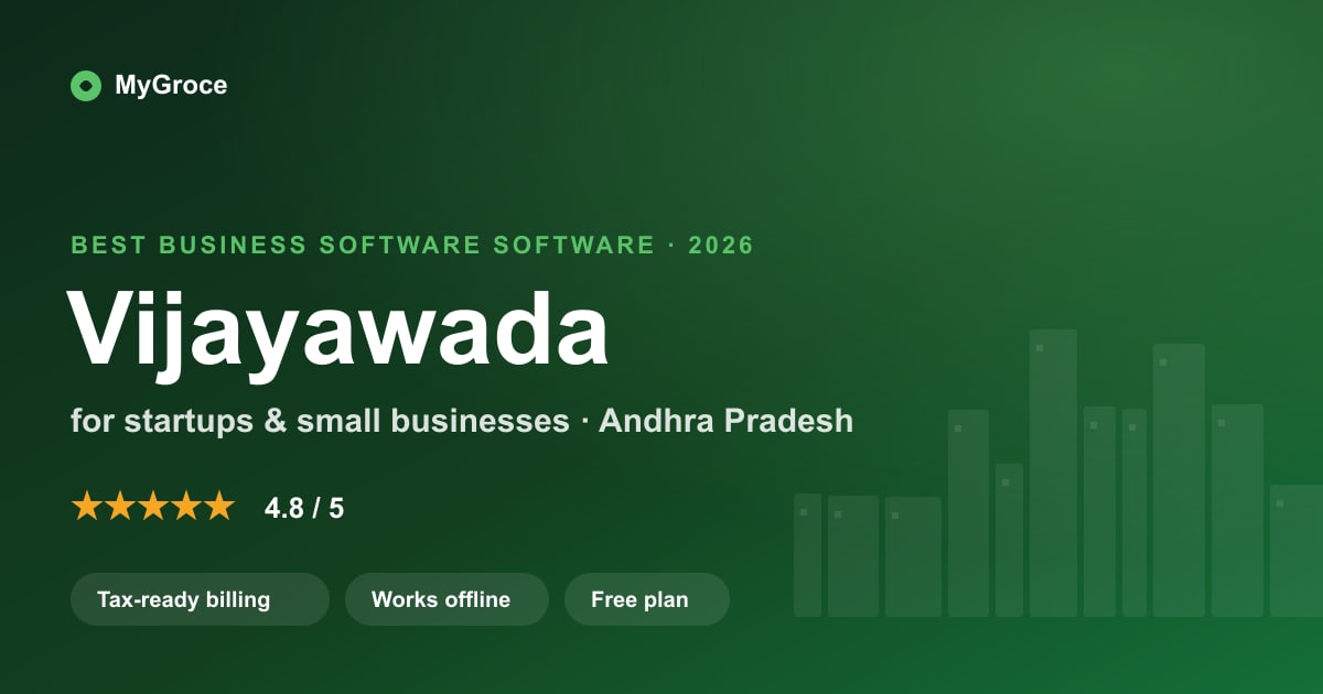 MyGroce All-in-One Business Software for businesses in Vijayawada, Andhra Pradesh — 2026