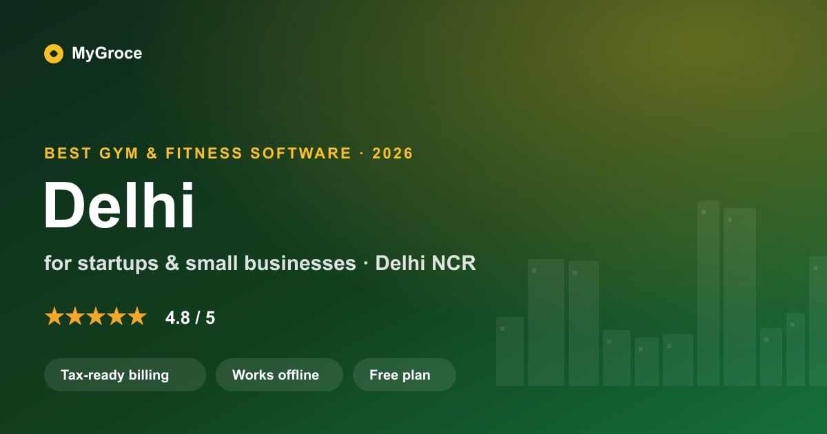MyGroce Gym & Fitness Management Software for small businesses — 2026