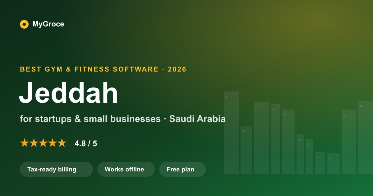 MyGroce Gym & Fitness Management Software for businesses in Jeddah, Makkah Province — 2026