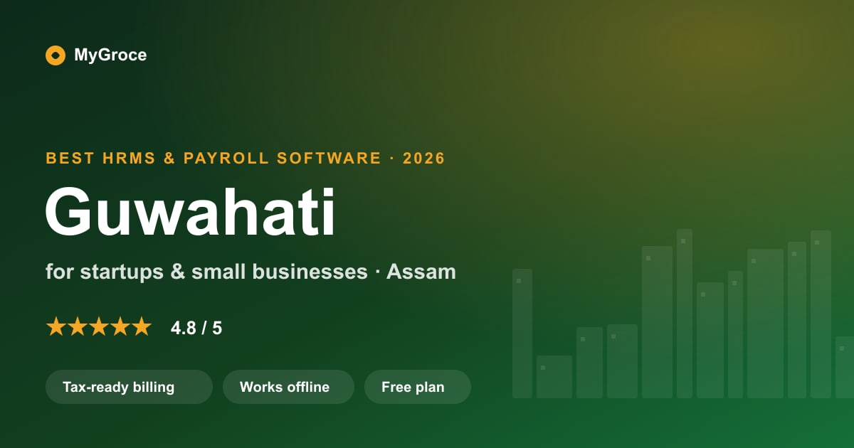 MyGroce HRMS & Payroll Software for businesses in Guwahati, Assam — 2026