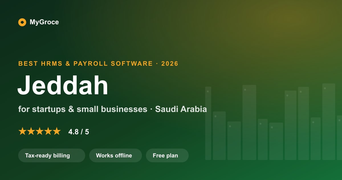 MyGroce HRMS & Payroll Software for businesses in Jeddah, Makkah Province — 2026