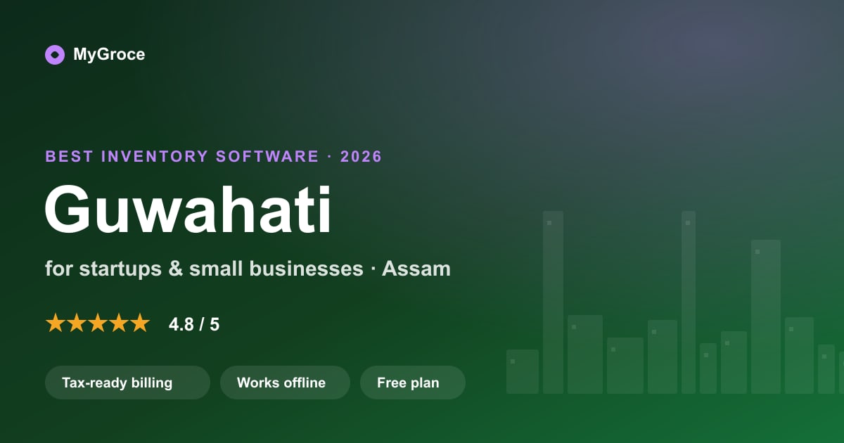 MyGroce Inventory Management Software for businesses in Guwahati, Assam — 2026