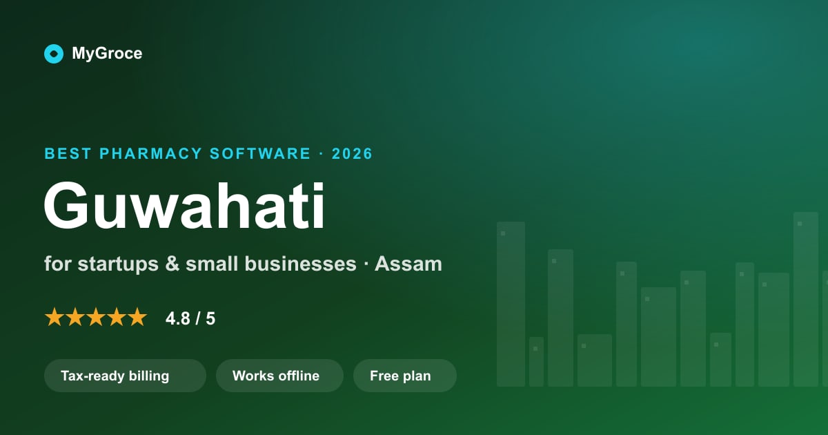 MyGroce Pharmacy Management Software for businesses in Guwahati, Assam — 2026