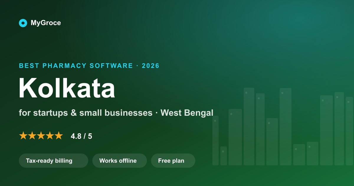 MyGroce Pharmacy Management Software for businesses in Kolkata, West Bengal — 2026