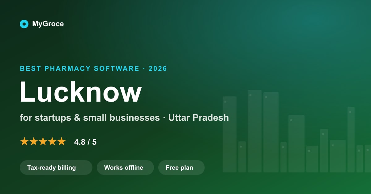 MyGroce Pharmacy Management Software for businesses in Lucknow, Uttar Pradesh — 2026
