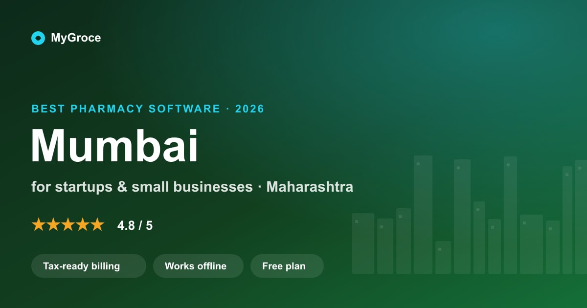 MyGroce Pharmacy Management Software for businesses in Mumbai, Maharashtra — 2026