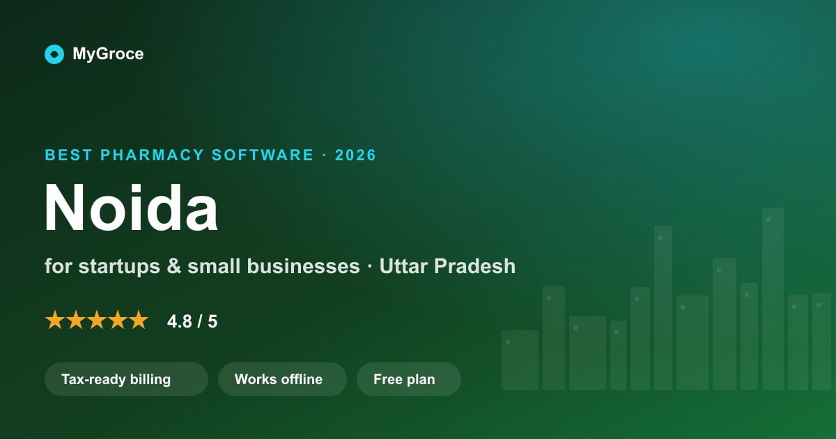 MyGroce Pharmacy Management Software for businesses in Noida, Uttar Pradesh — 2026