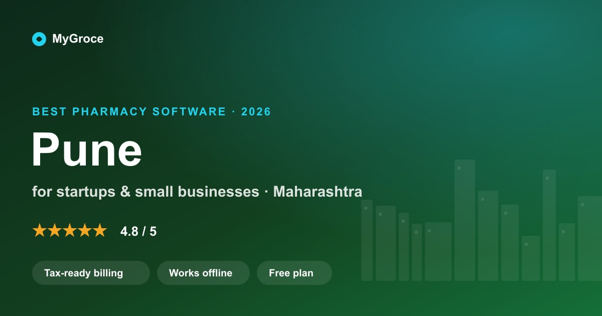 MyGroce Pharmacy Management Software for businesses in Pune, Maharashtra — 2026
