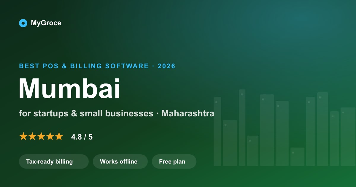 MyGroce POS & Billing Software for businesses in Mumbai, Maharashtra — 2026