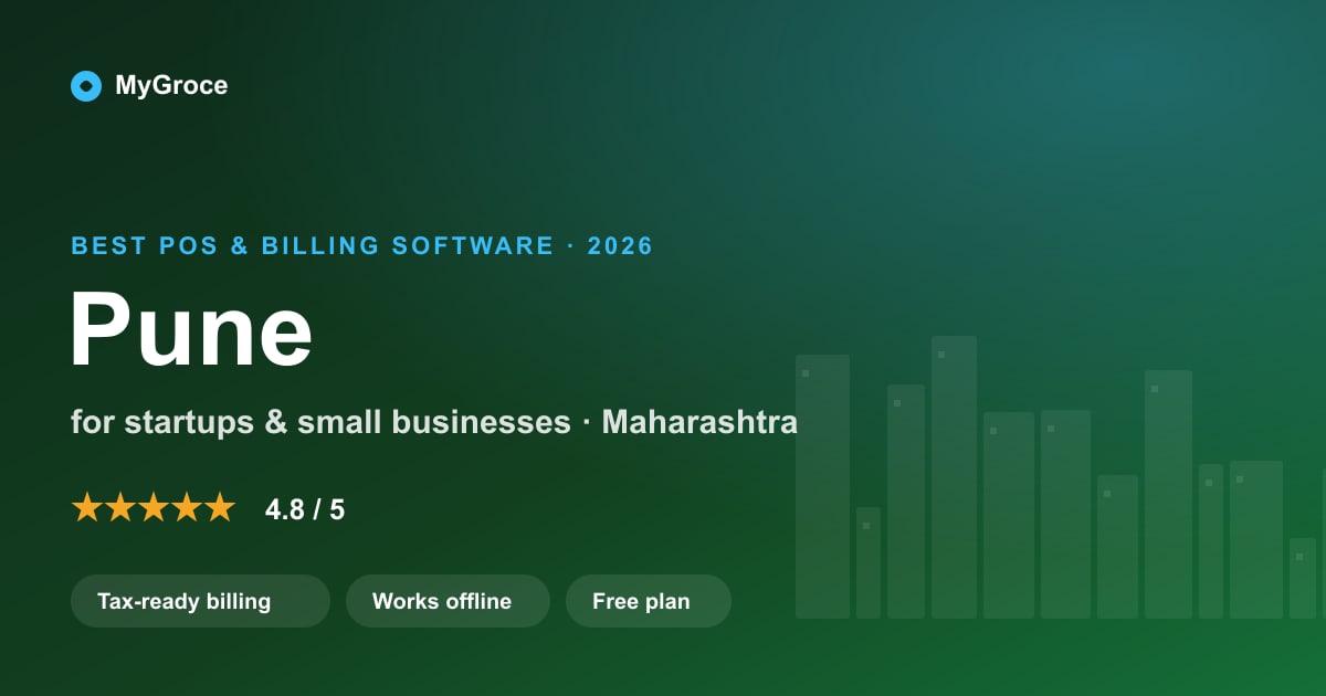 MyGroce POS & Billing Software for businesses in Pune, Maharashtra — 2026