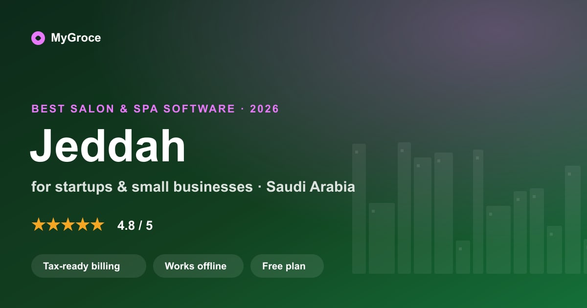 MyGroce Salon & Spa Software for businesses in Jeddah, Makkah Province — 2026