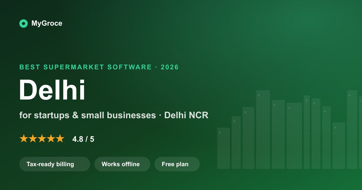 MyGroce Supermarket & Grocery Billing Software for businesses in Maharashtra — 2026
